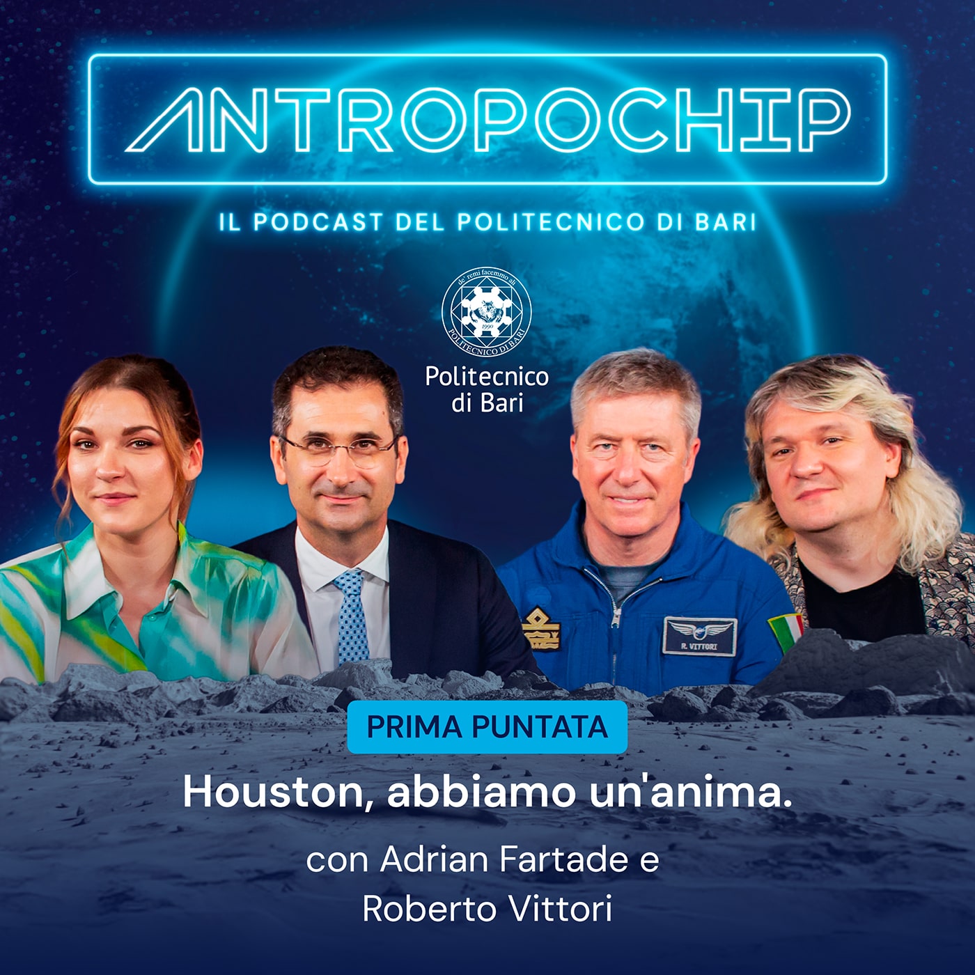 Copertina prima puntata podcast antropochip - Poliba
